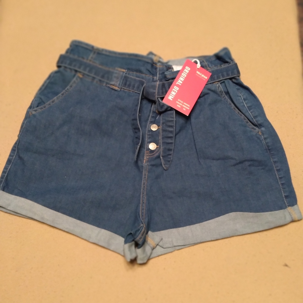 Denim shorts